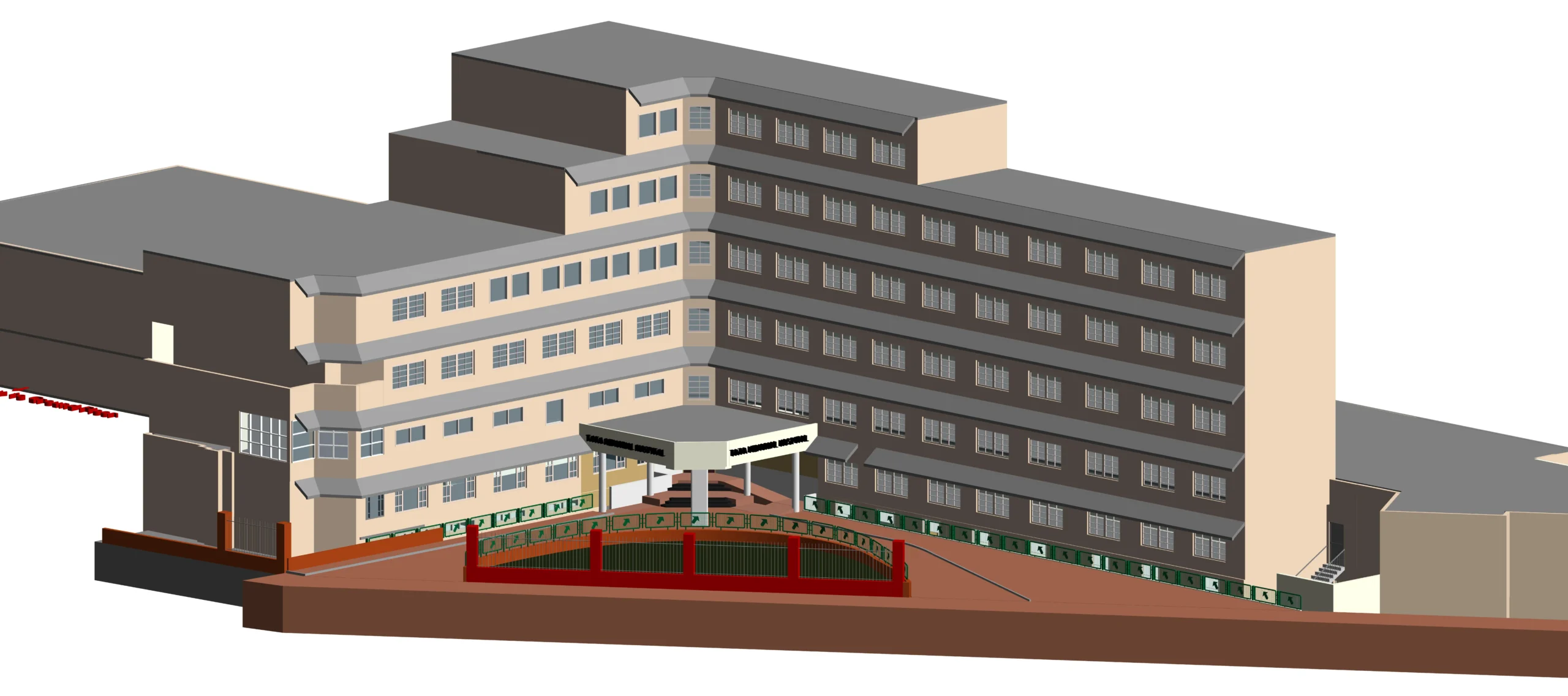 Modern building facade